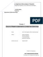 Cours Asservissement PDF