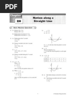 Motion Along A Straight Line