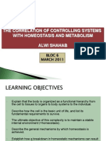 The Correlation of Controlling Systems With Homeostasis and Metabolism Alwi Shahab