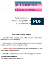 Chapter 8 State Space Analysis