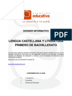 Lengua Castellana y Literatura 1 Bachillerato