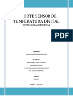 Reporte Sensor Temperatura