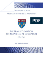 The Transformation of Indian Legal Education