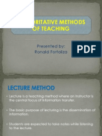 Authoritative Methods of Teaching