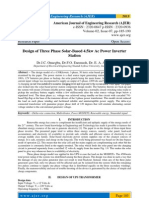 Design of Three Phase Solar-Based 4.5kw Ac Power Inverter Station