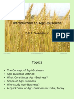 Introduction To Agri-Business