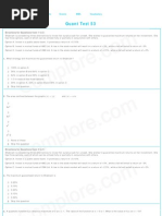 Cat 2009 Quant Test 53