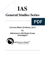 Current Affairs - Pre 2013 PDF