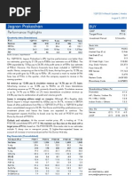 Jagran Prakashan, 1Q FY 2014