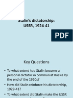 Stalin's Dictatorship: USSR, 1924-41