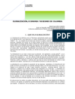 Globalización, Economía y Regiones de Colombia