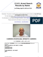 Ernesto Cabrera Rodriguez Mug Shot