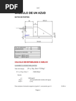 Calculo de Un Azud