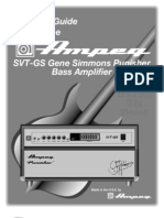 Ampeg SVT-GS Gene Simmons Punisher Bass Amp Owner's Guide