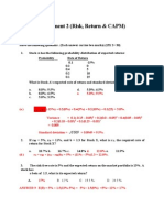 Sapm - Solution, Assignment 2