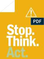 Stop Think Act Book