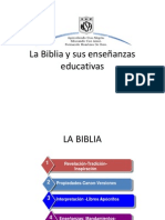 La Biblia y Sus Enseñanzas Educativas