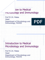 Introduction To Medical Microbiology and Immunology