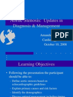 Aortic Stenosis:: Updates in Diagnosis & Management