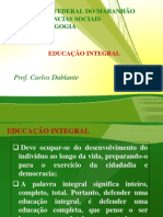 Slide - Educação Integral