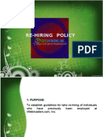 Re-Hiring Policy: "A Leap To Endless Possibilities"