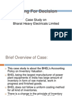 Bhel Case Study