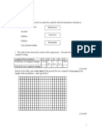 Science Form 1 - Model Question