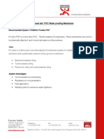 Proposal of Proofex PGP Watre Proofing Membrane