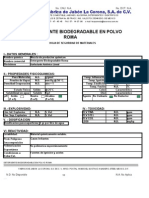 Hoja de Seguridad Detergente en Polvo Roma