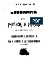 La Geografía de Popayán en 1908