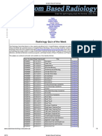 Symptom Based Radiology