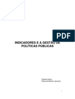 Indicadores e Gestão de Políticas Públicas PDF