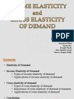 Income and Cross Elasticity of Demand