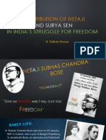 Contribution of Netaji and Surya Sen