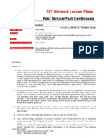 PastContinuous Lesson Plan