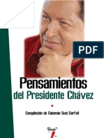 Pensamientos de Chávez