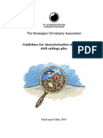 Guidelines For Characterisation of Offshore Drill Cuttings Piles