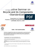 Interactive Seminar On Bicycle and Its Components - Standardization