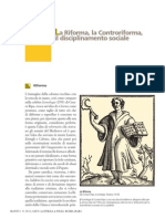 Tema in Discussione 4 (La Riforma, La Controriforma, Il Disciplinamento Sociale) PDF