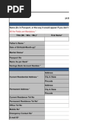 All The Fields Are Mandatory : Employee Application Form