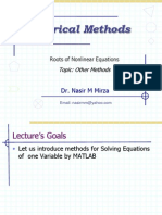 Lec 9 Other Methods