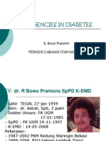 Emergencies in Diabetes: R Bowo Pramono Perkeni Cabang Yogyakarta