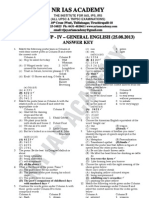 TNPSC Group 4 General English Answer Key