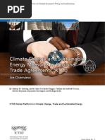 Climate Change and Sustainable Energy Measures in Regional Trade Agreements (RTAs)