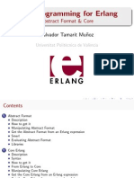 Metaprogramming For Erlang. Abstract Format & Core