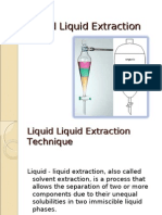 Liquid Liquid Extraction