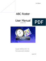 ABC Roster v1.6 User Manual