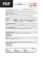 Formato Requerimiento ABAP Básico