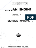 Service Manual Nissan Engine Model P