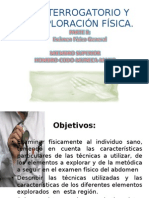 Interrogatorio y Exploracion Fisica Extremidad Superior